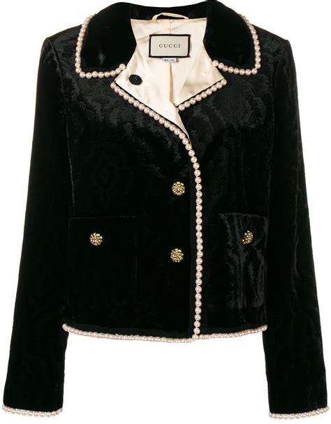 gucci beaded jacket|Gucci jacket for women.